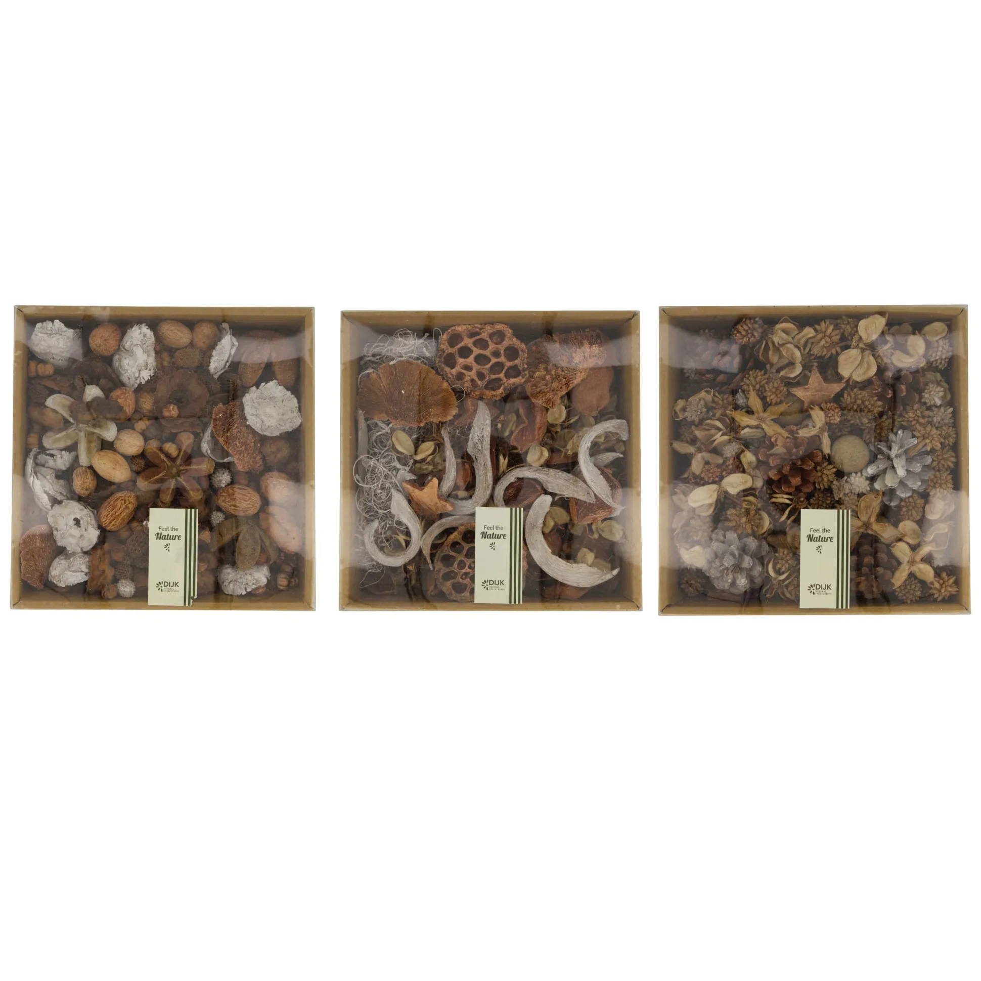 Mix exotisch naturel 25 x 25 x 7 cm