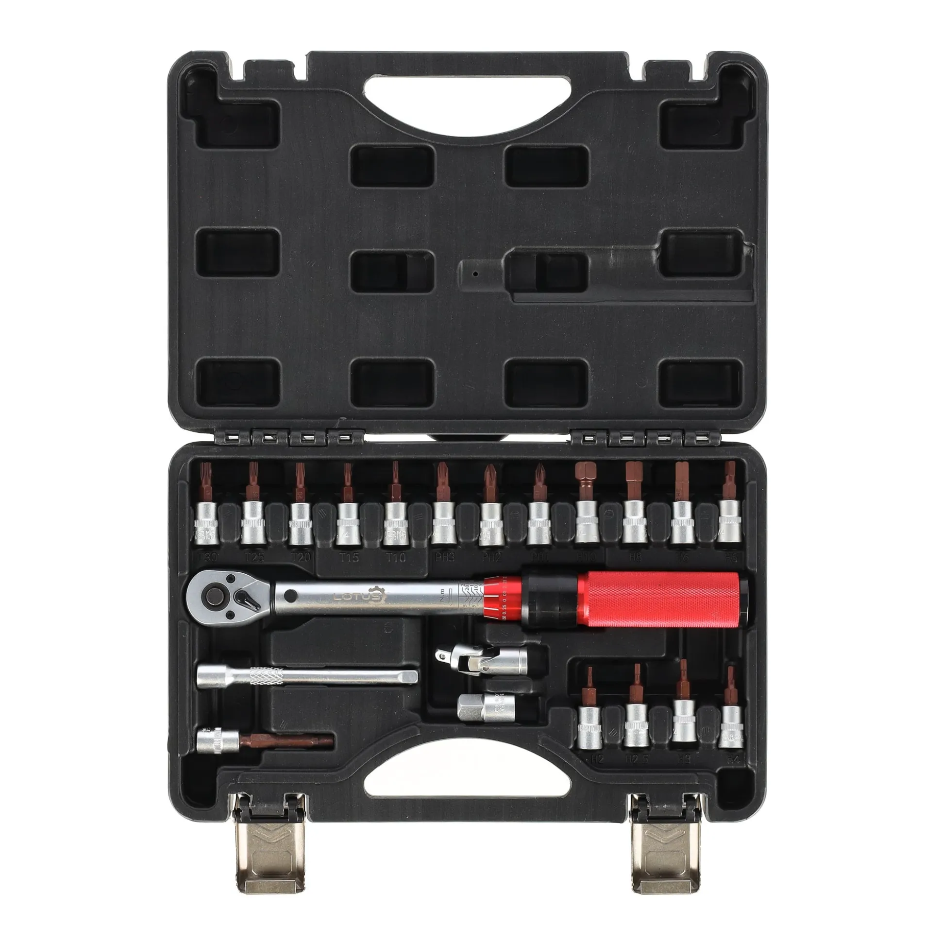 Momentsleutel 1/4 5-25 NM +set Lotus