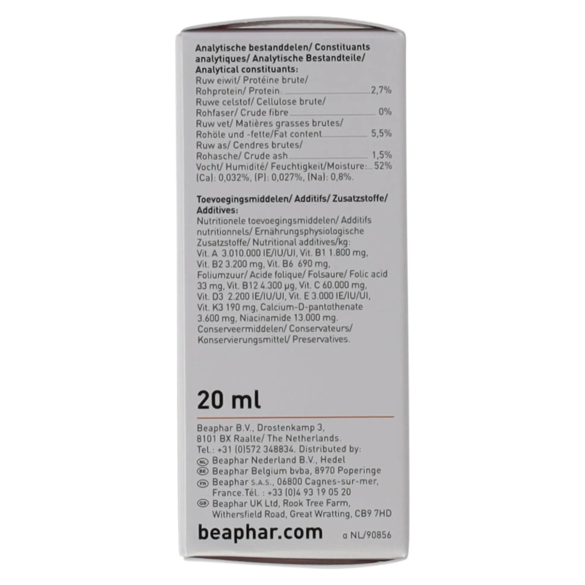 Multi-vitaminen papegaai 20m Beaphar