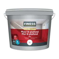 Muurverf wit 1410 5L Finess