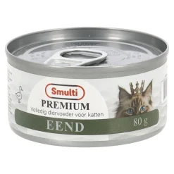 Natvoer kat slices eend 80g