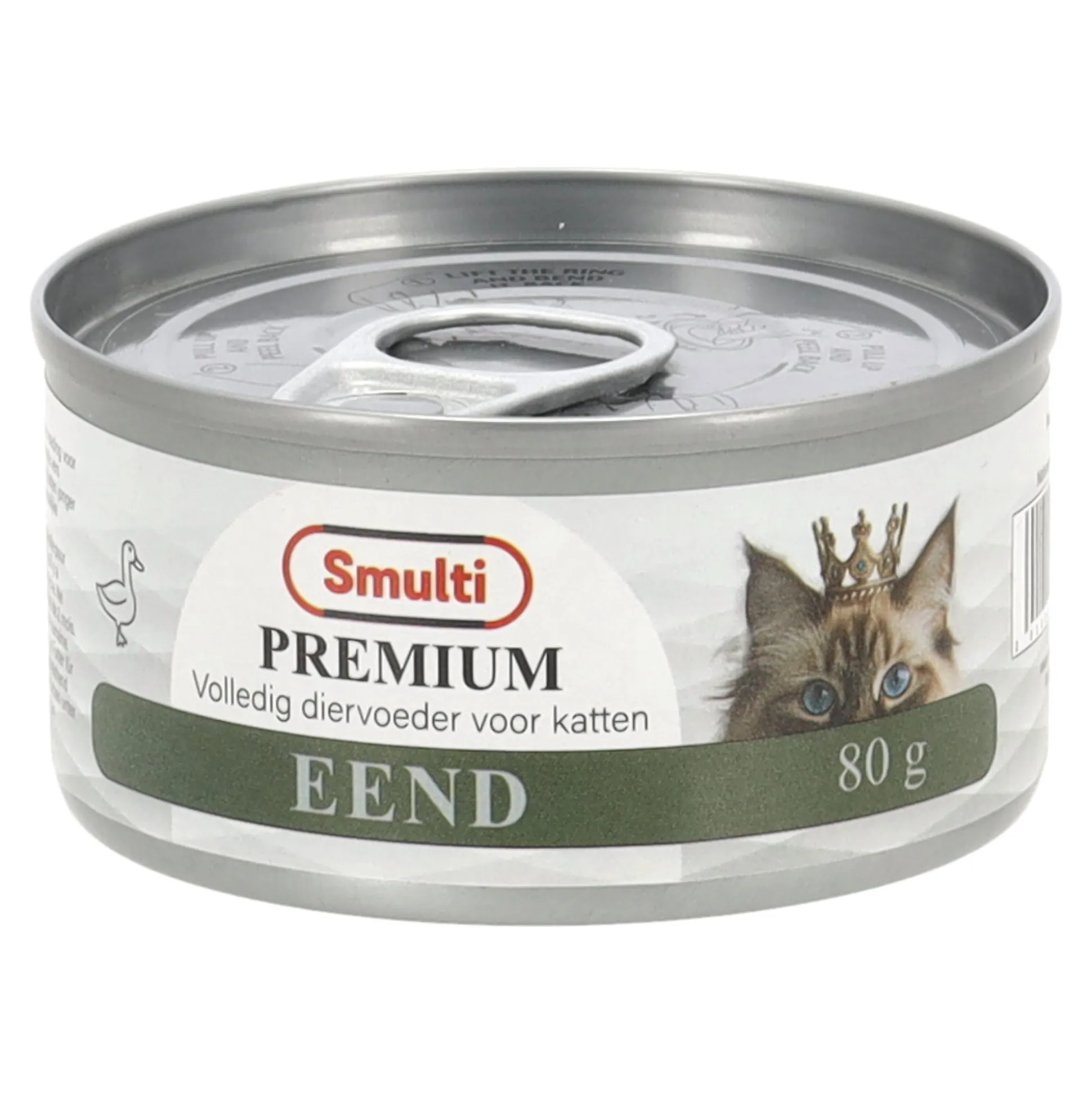 Natvoer kat slices eend 80g