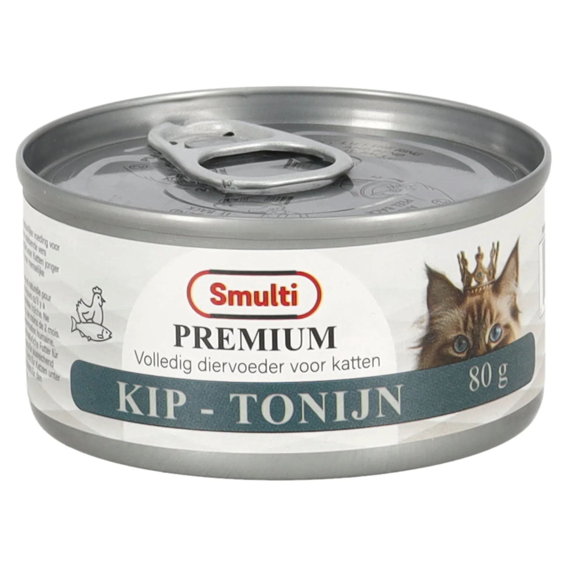 Natvoer kat slices kip-tonijn 80g