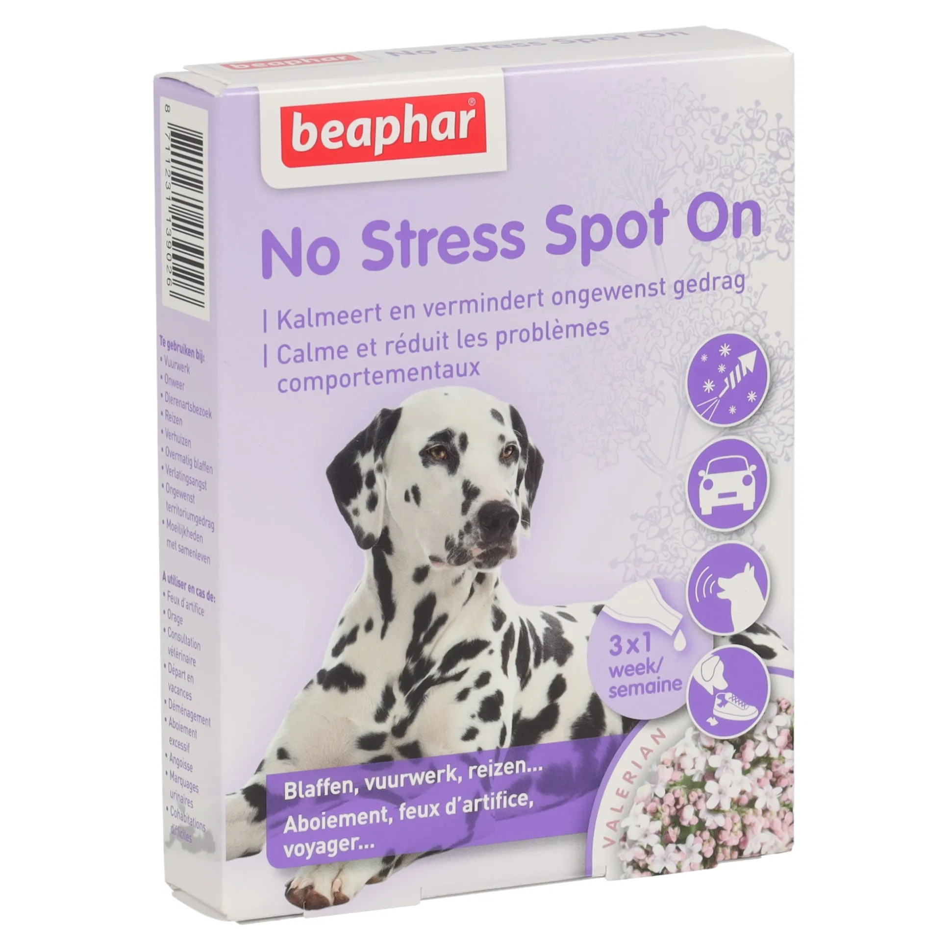 No stress Spot-On hond Beaphar 3 pipetten