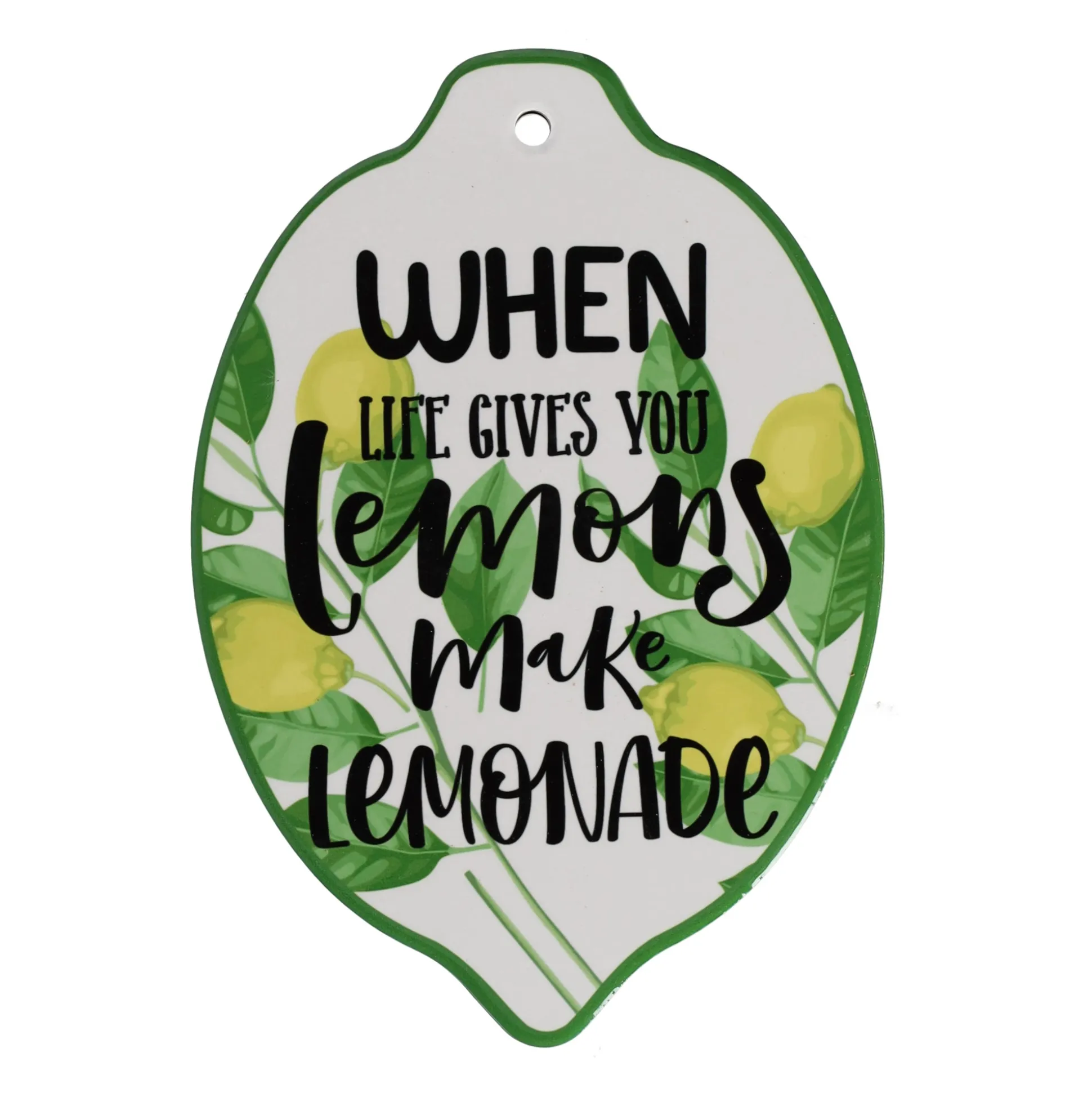 Onderzetter lemon 15 cm 6 assorti