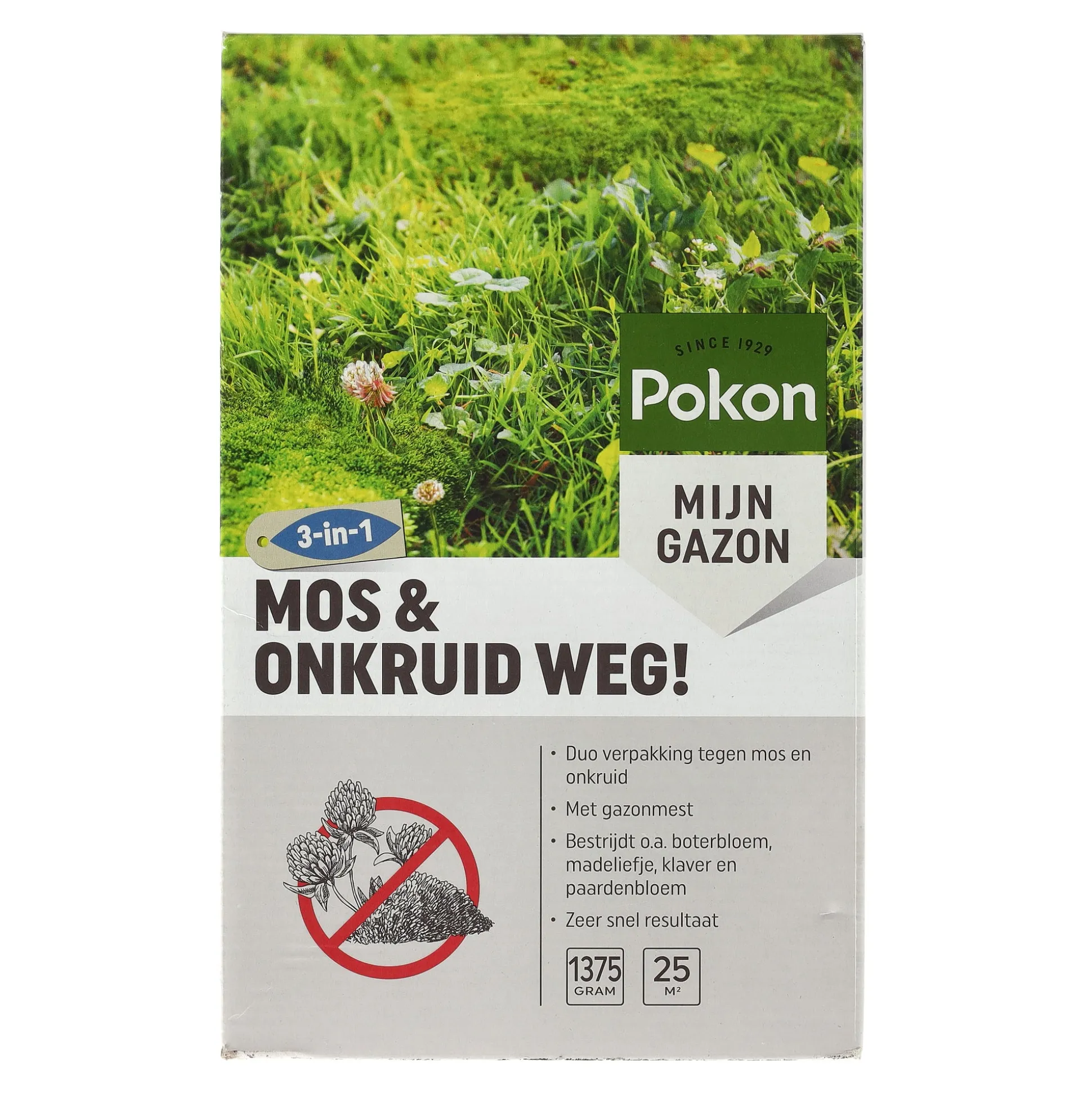 Onkruid+mos weg 3-in-1 25m2 Pokon