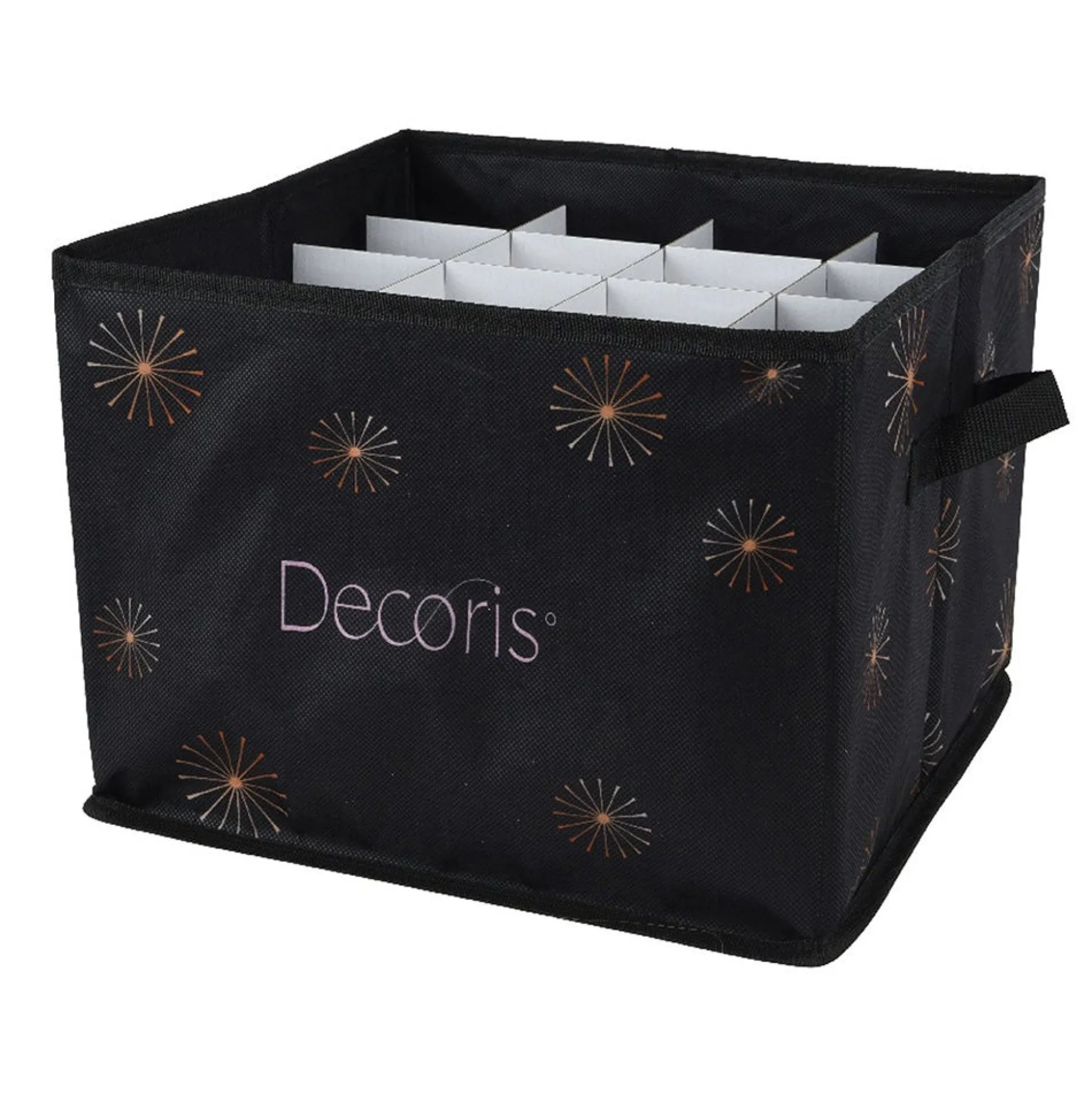 Opbergdoos kerstbal polyester