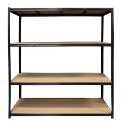Opbergrek HD 180x160x60cm mdf zwart