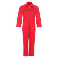 Overall kinderrally-suit rood 98