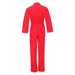 Overall kinderrally-suit rood 98