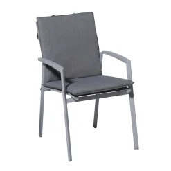 Oxford grey O213 inzetk stapelstoel