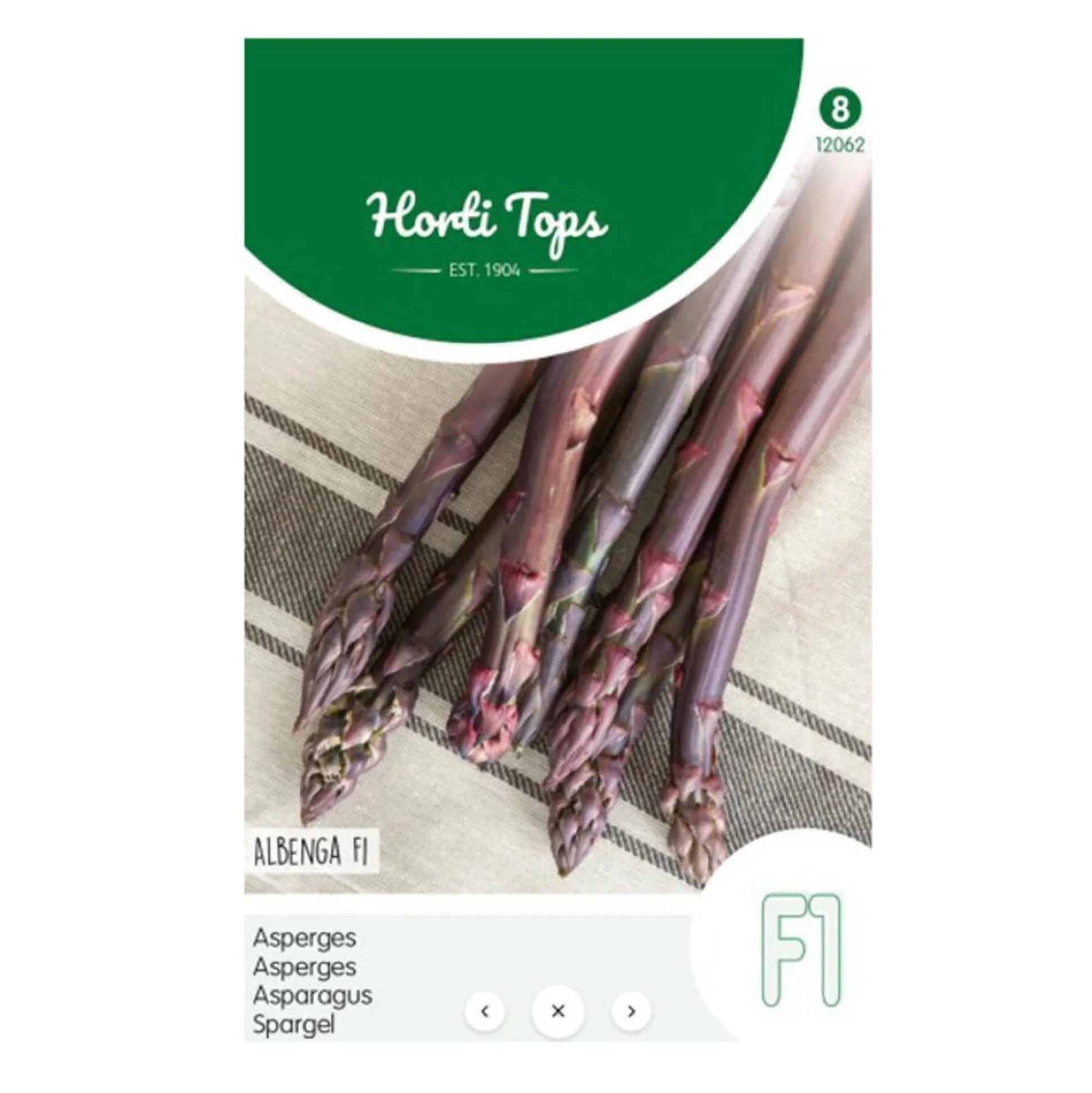 Paarse asperge Albenga