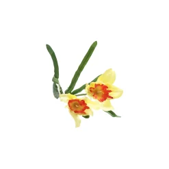 Paasbloemen 58 cm geel, 6 assorti