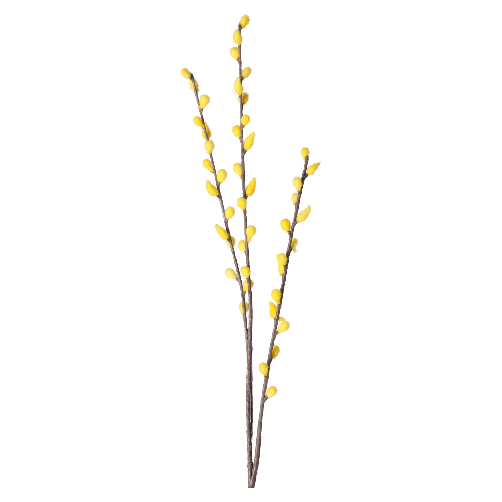 Paasbloemen 58 cm geel, 6 assorti