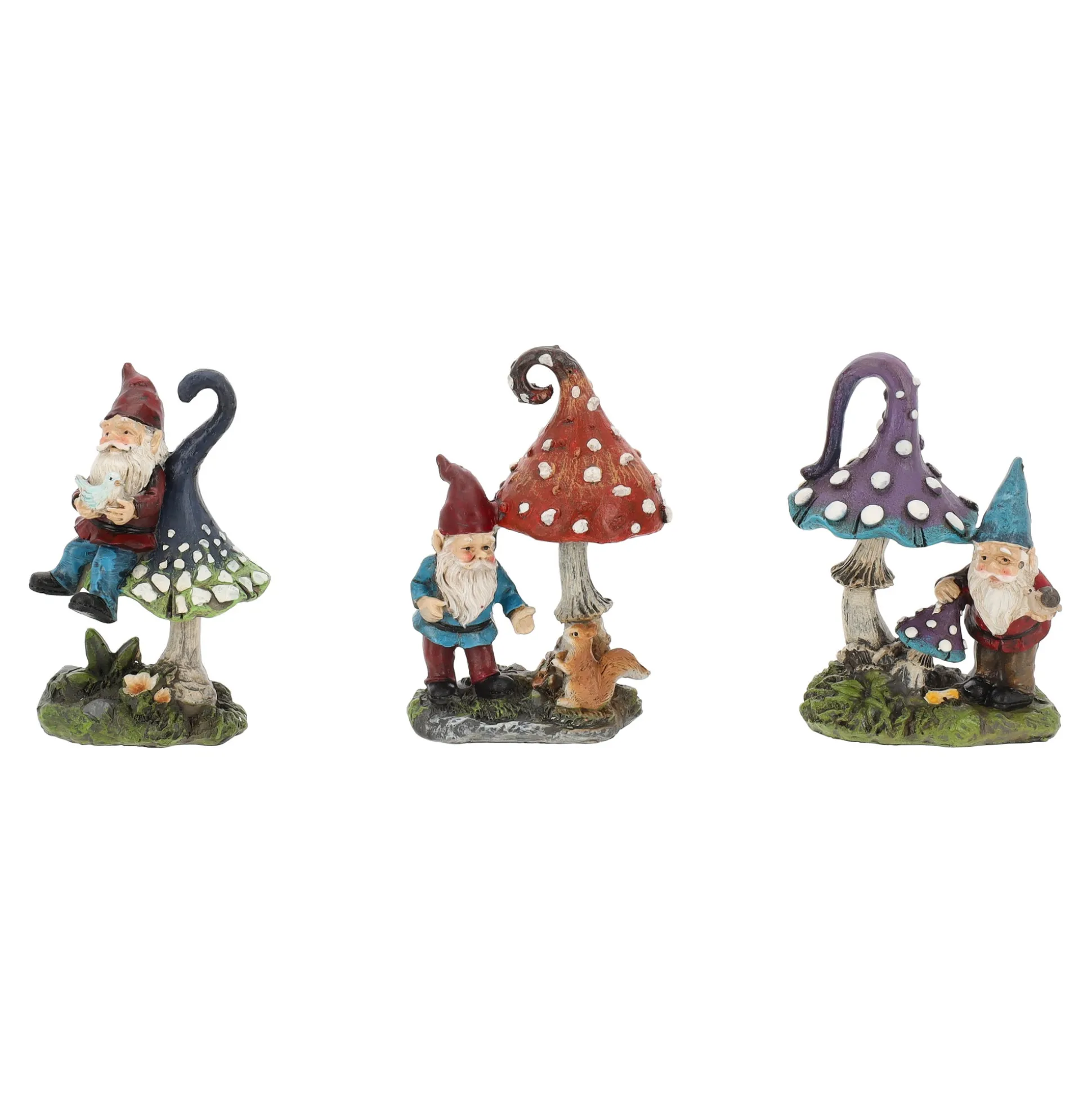 Paddenstoel kabouter 13cm