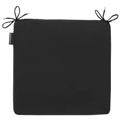 Panama black zitkussen uni 40x40