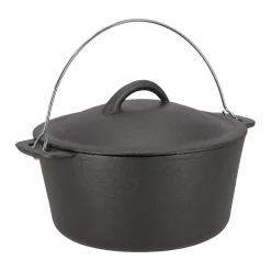 Pan+deksel gietijzer D27cm