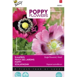 Papaver Enkelbloemig mix