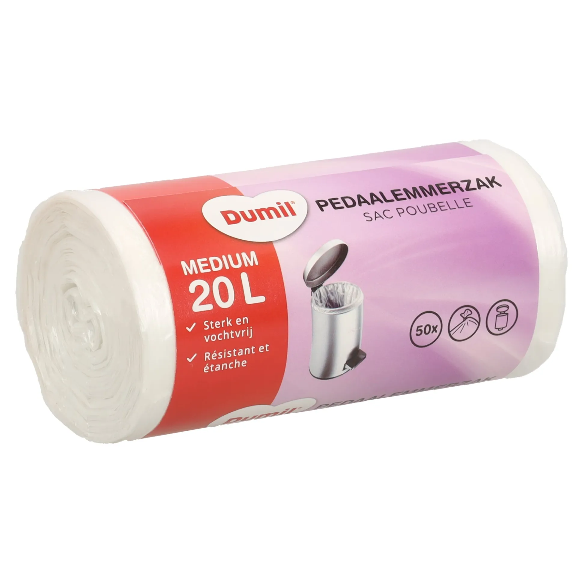 Pedaalemmerzak medium 20L 50st Dumil