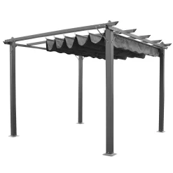 Pergola Aviano 3 x 3 m grijs