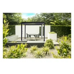Pergola Mirador 80 Solid antraciet 3x3M