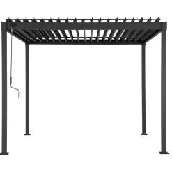 Pergola Mirador 80 Solid antraciet 3x4m