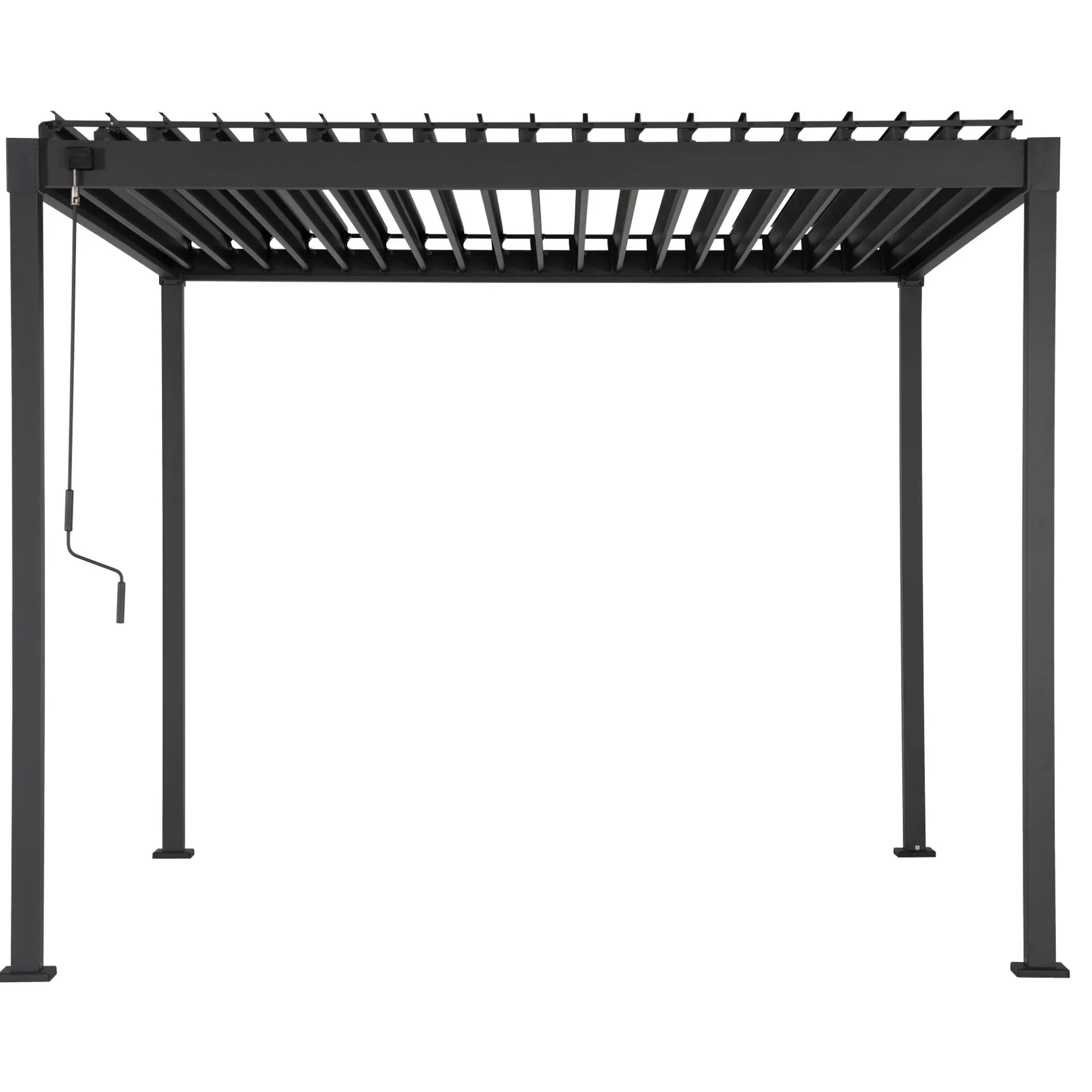 Pergola Mirador 80 Solid antraciet 3x4m