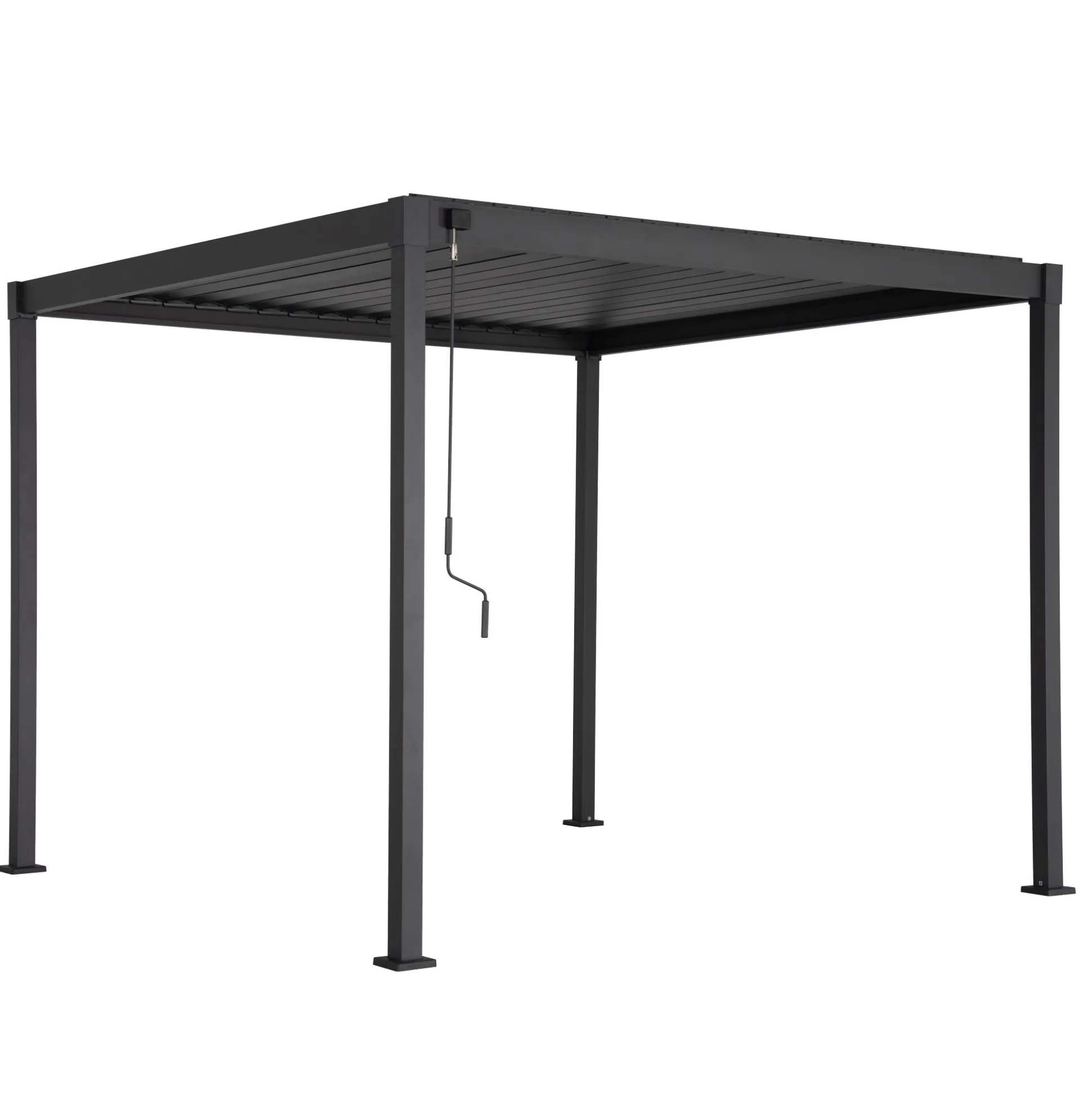 Pergola Mirador 80 Solid antraciet 3x4m