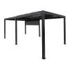 Pergola Varzo Antraciet 3 x 6 m