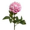 Pioen op steel 72 cm roze