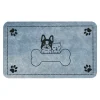 Placemat hond, kat blauw 50 x 30 cm