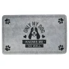 Placemat Only my dog grijs 75 x 45 cm
