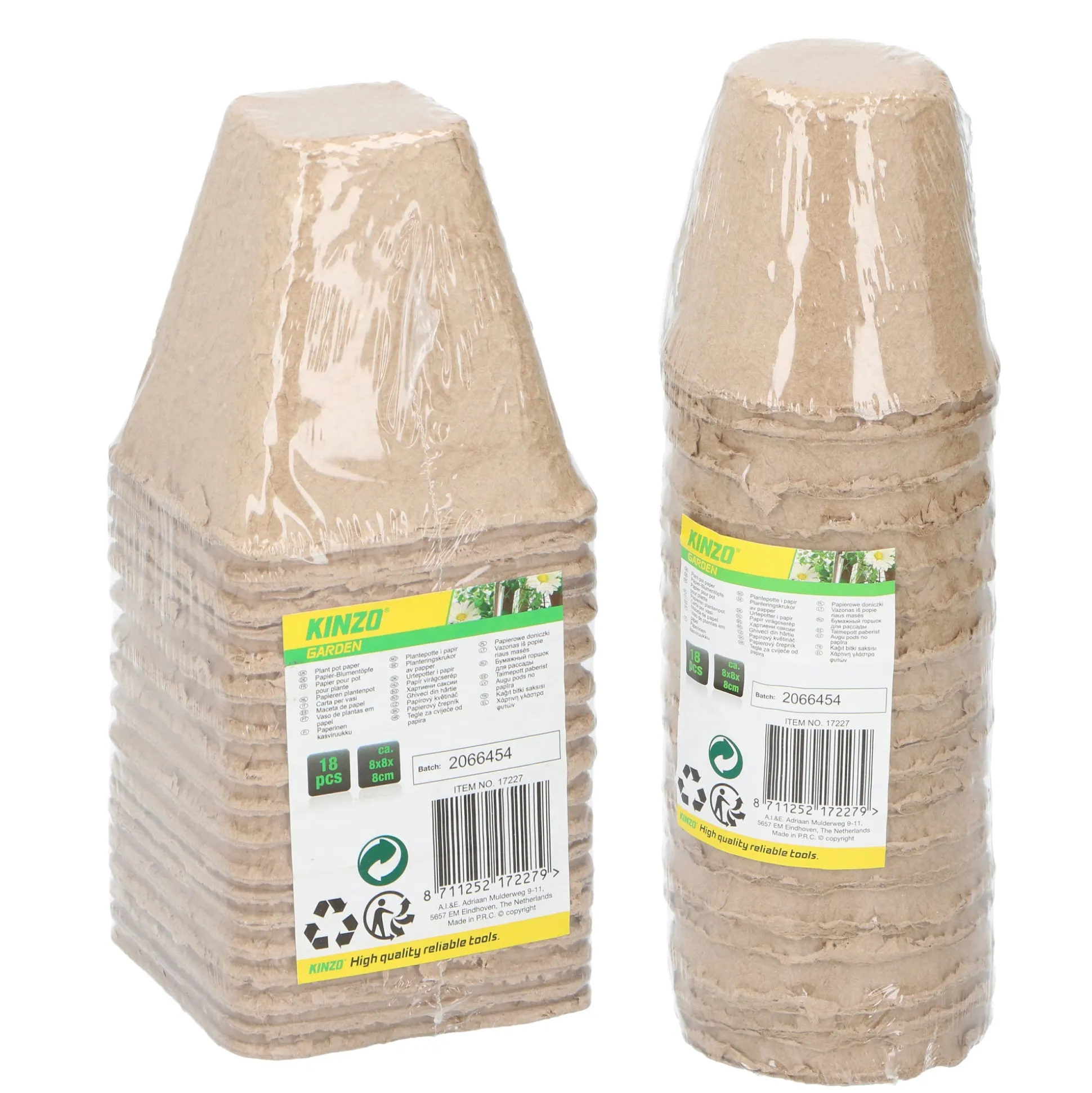 Plantenpot papier 18st Kinzo