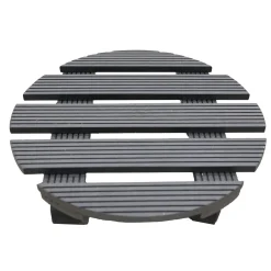 Plantentrolley D30 cm 100 kg zwart