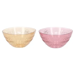 Plastic kom 13 x 7 cm diverse kleuren