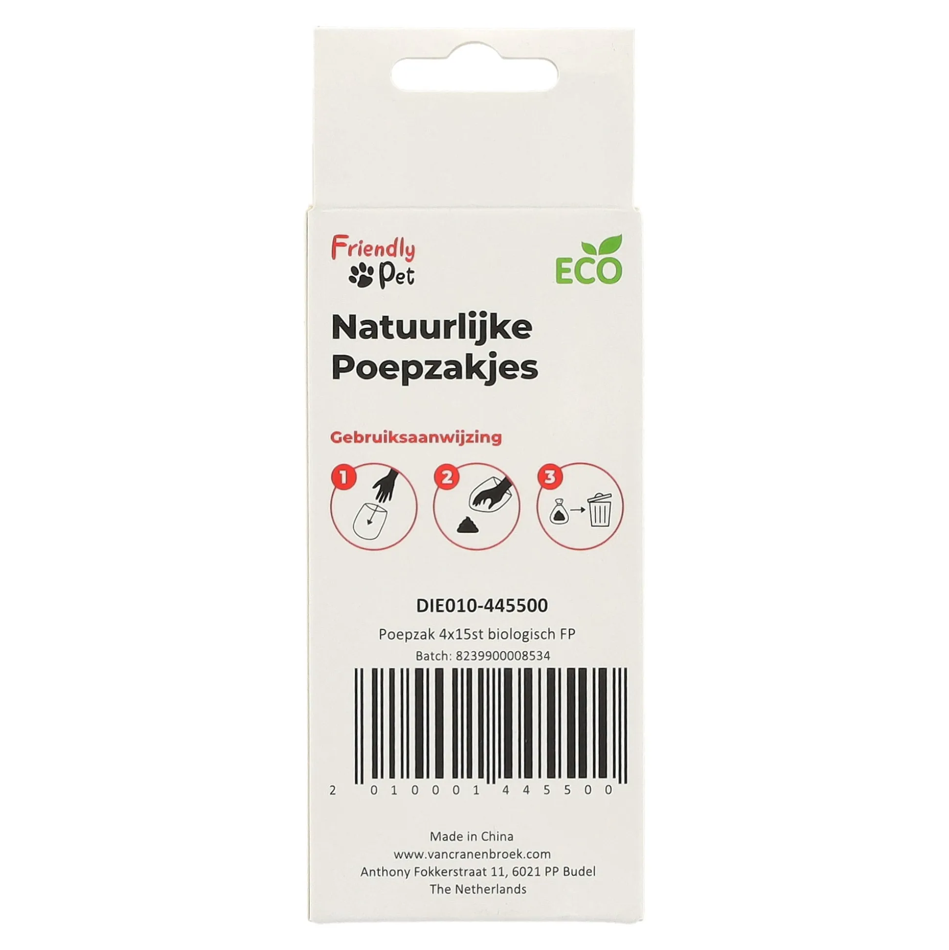 Poepzak 4x15st biologisch