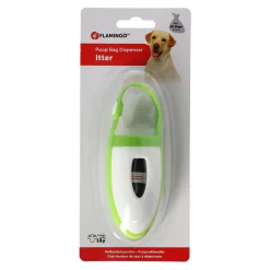 Poepzakhouder Itter wit groen 14cm