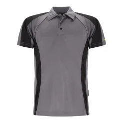 Poloshirt H Arvin grijs/zwart XS