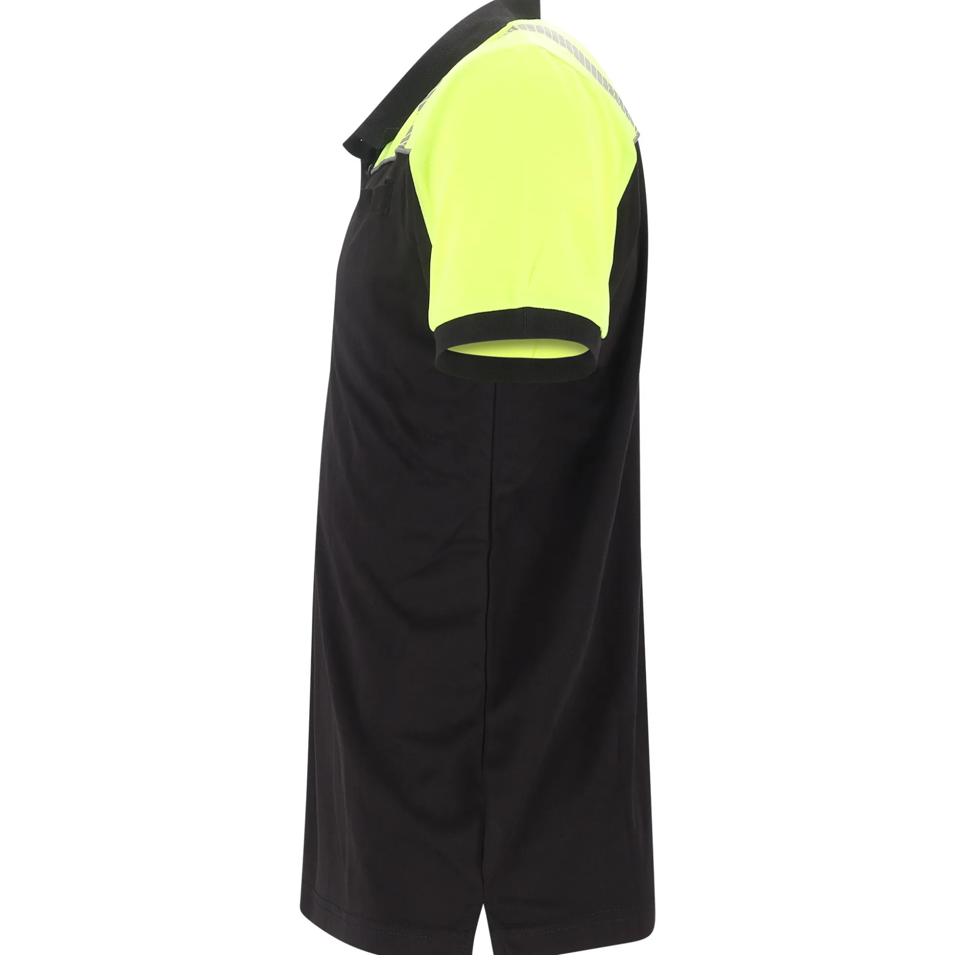Poloshirt H Maurits zwart/geel M