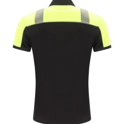 Poloshirt H Maurits zwart/geel M