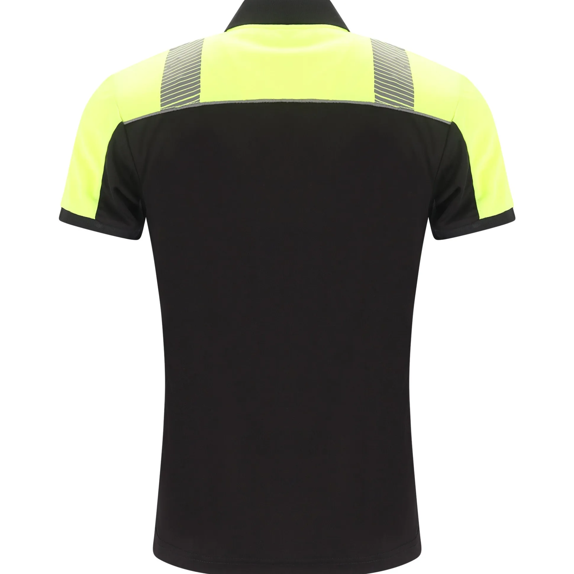 Poloshirt H Maurits zwart/geel M