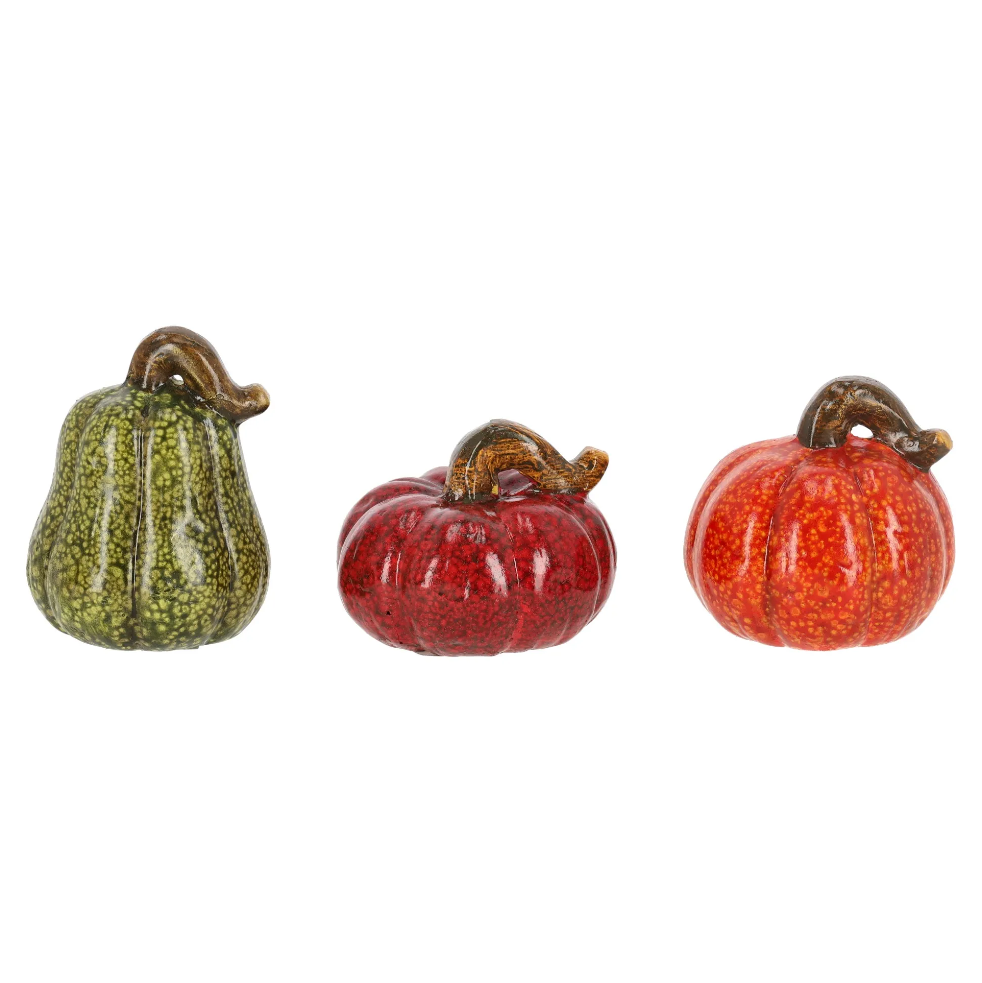 Pompoen decoratie 8cm