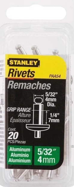 Popnagels 3x3mm 1-PAA42T Stanley