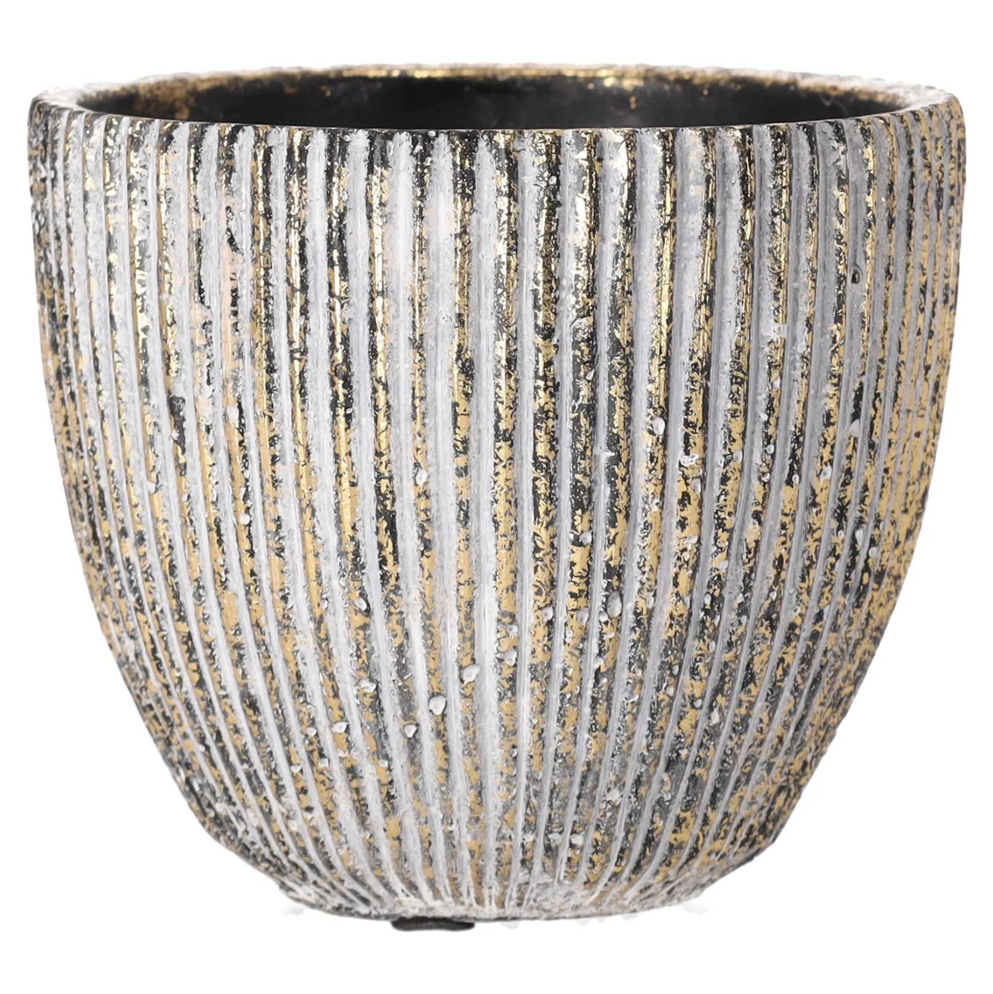 Pot Egg Cosmic Gold 14 cm