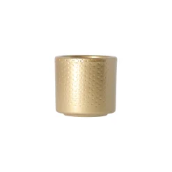 Pot Era rond goud relief 7 x 7 cm