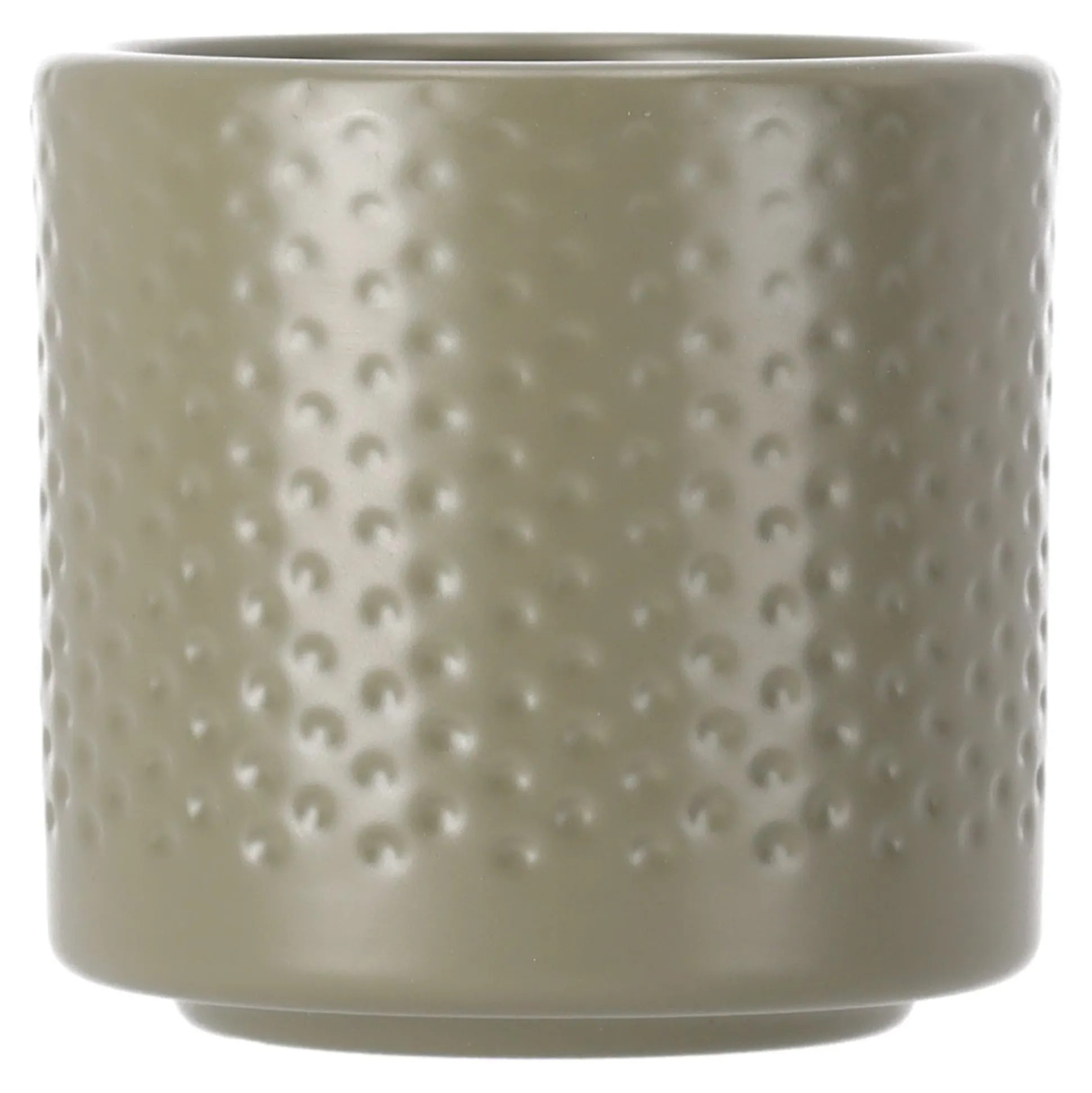 Pot Era rond groen relief 7 x 7 cm