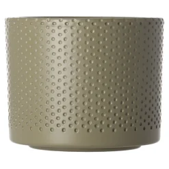 Pot Era rond groen relief 10 x 12 cm