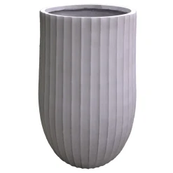 Pot Folcata smoke grey 40 cm
