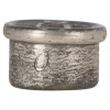 Pot glas rustiek mat goud 8 x 6 cm