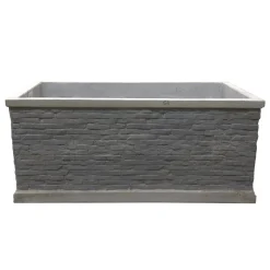 Pot Jambi Brick Rec grey 60 cm